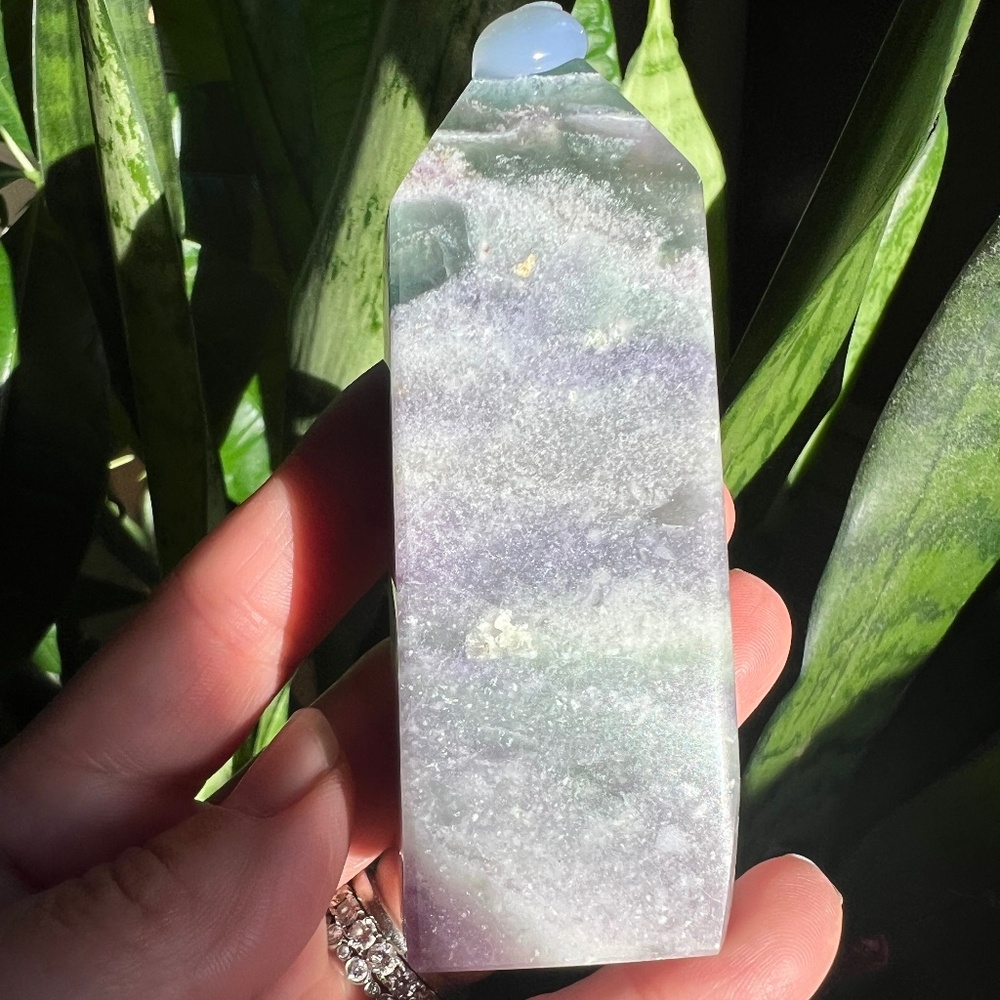 Flourite tower (t) | crystal